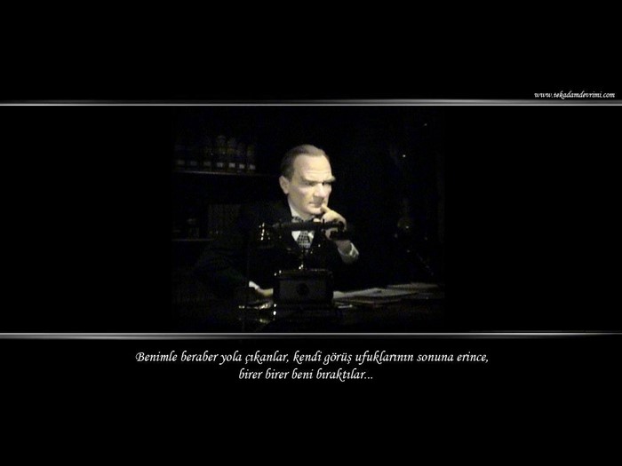 Mustafa Kemal Ataturk quote with website