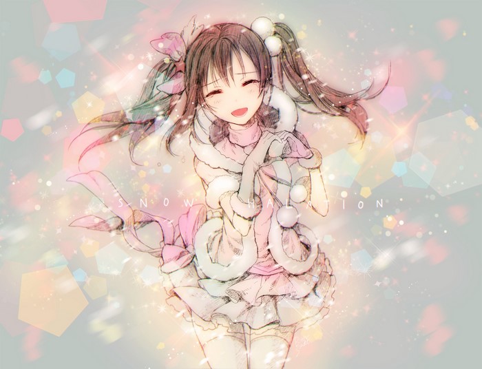 Yazawa Nico from Love Live! in winter outfit