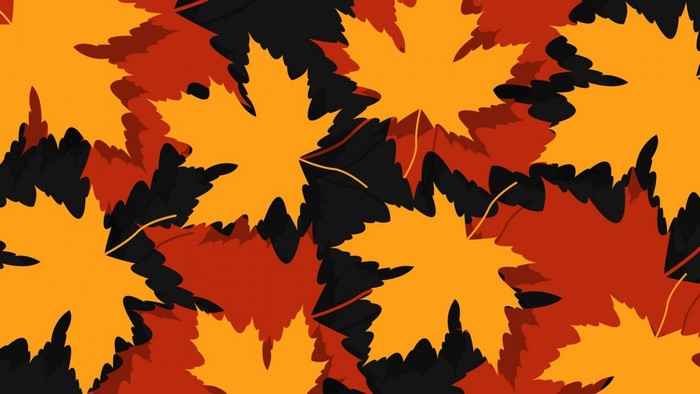 Autumn Maple Leaf Vector Pattern