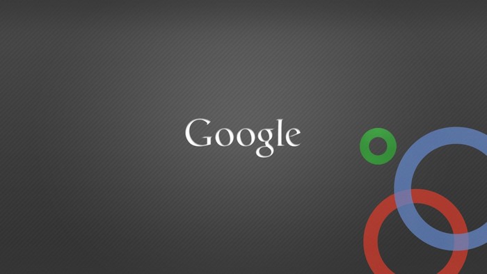 Google logo with colored circles