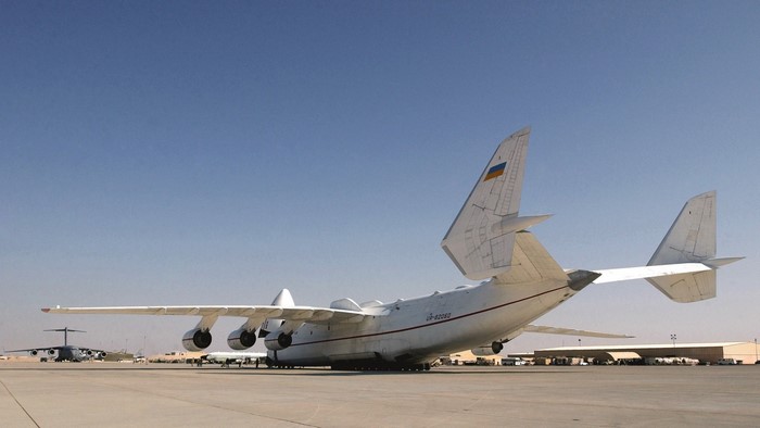 Antonov An-225 Mriya aircraft on tarmac