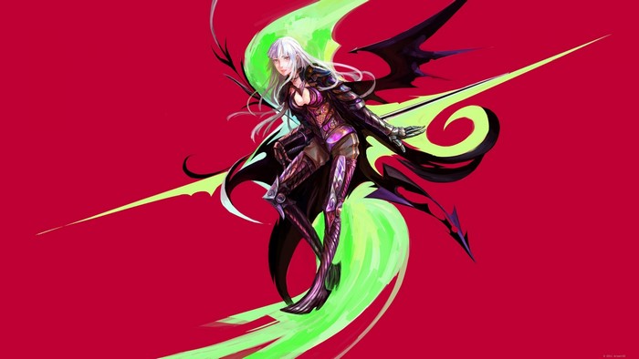 Illustration of a female character by ArseniXC