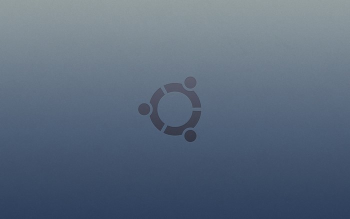 Ubuntu logo on a gradient background