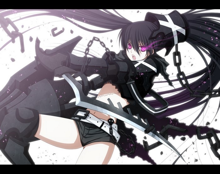 Black Rock Shooter with large weapon