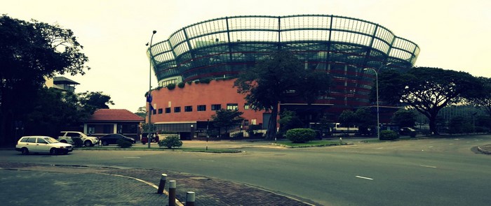 Nelum Pokuna Mahinda Rajapaksa Theatre in Colombo, Sri Lanka