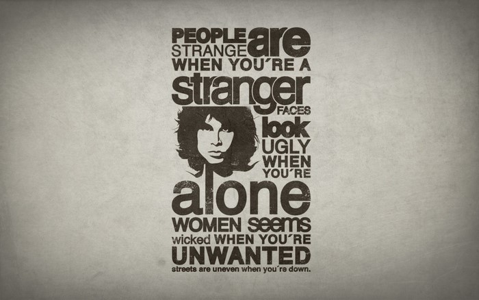 Jim Morrison quote poster