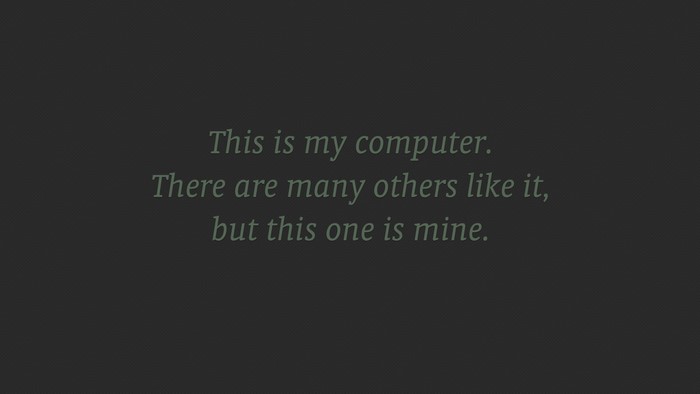 This is my computer quote
