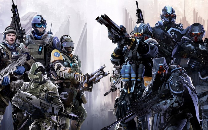 Soldiers from Killzone Shadow Fall