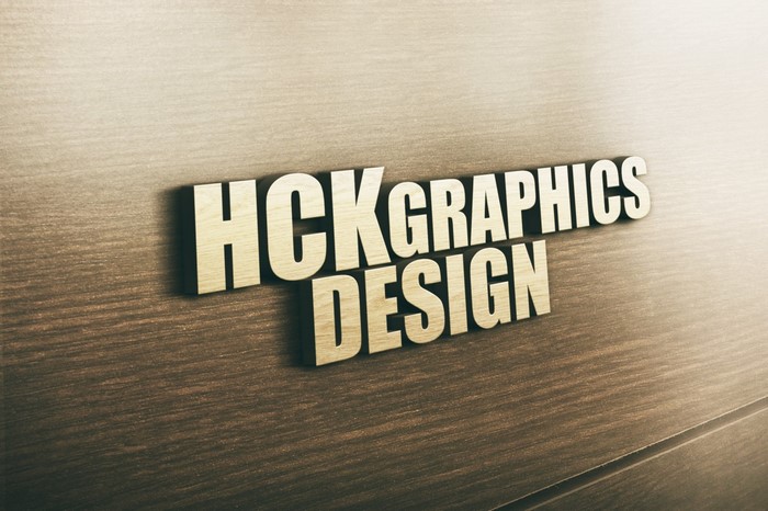 HCK Graphics Design wooden text