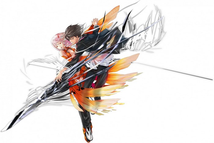 Shu Ouma and Inori Yuzuriha from Guilty Crown