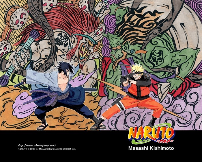 Naruto and Sasuke from Naruto Shippuden