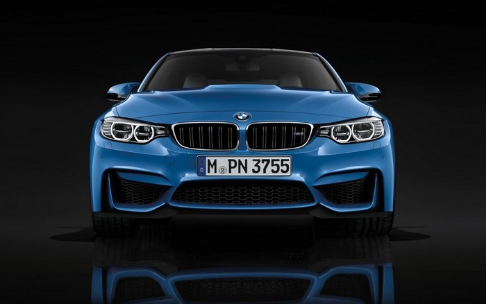 Blue BMW M3 Coupe with License Plate M PN 3755