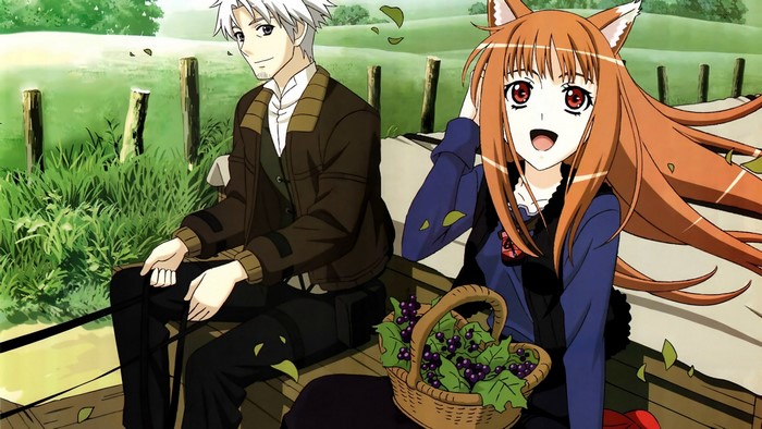 Holo and Lawrence from Spice and Wolf
