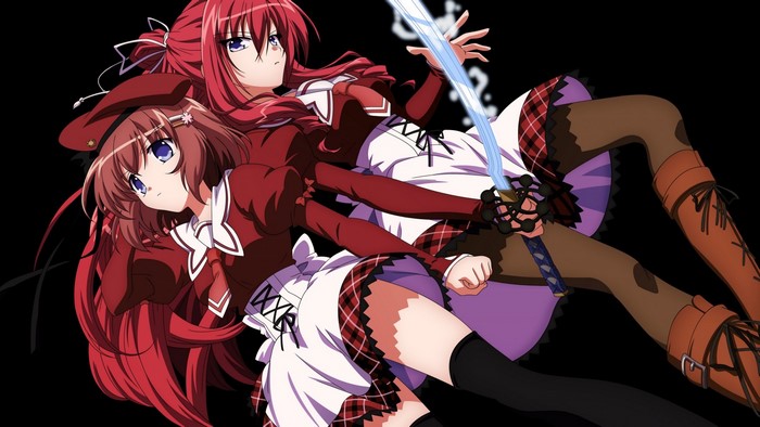 Kusakabe Misuzu and Minase Yuka from 11 Eyes