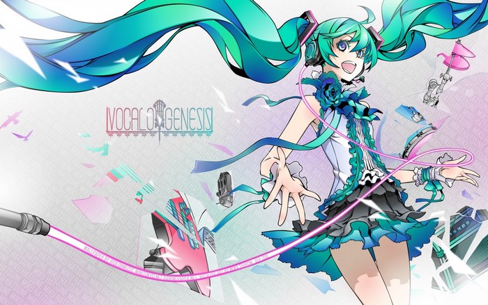Hatsune Miku from Vocaloid