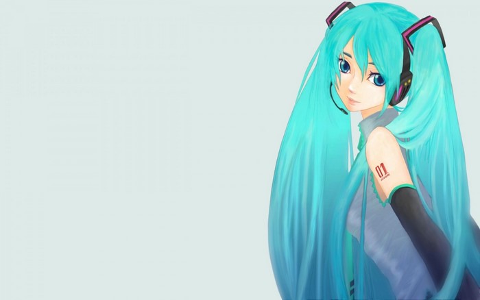 Hatsune Miku from Vocaloid