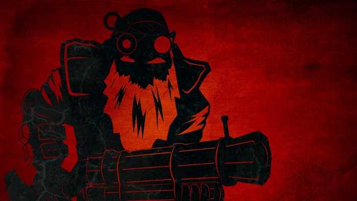 Dota 2 illustration of a character with a weapon
