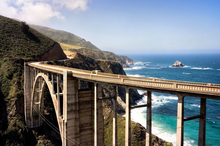 Bixby Creek Bridge on the Big Sur Coast
