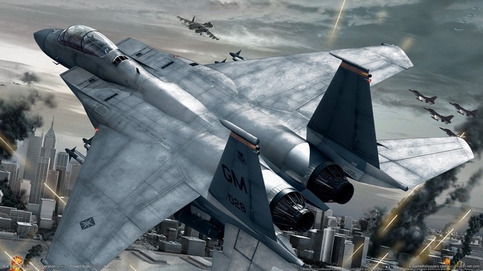 F-15E Strike Eagles in Ace Combat 6: Fires of Liberation
