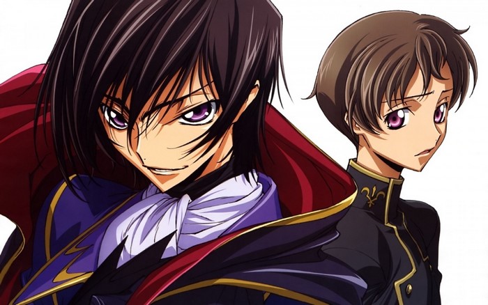 Lelouch Lamperouge and Suzaku Kururugi from Code Geass