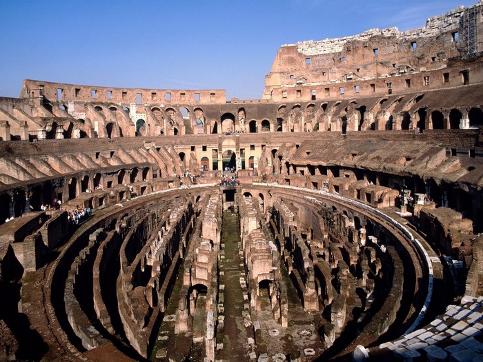 Arch Colosseum Structure Amphitheatre Landmark Ancient History