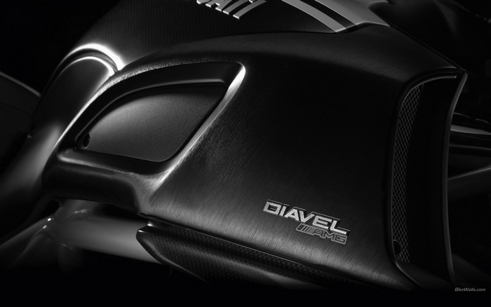 Ducati Diavel AMG motorcycle detail