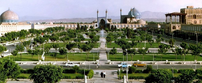 Naqsh-e Jahan Square in Isfahan, Iran