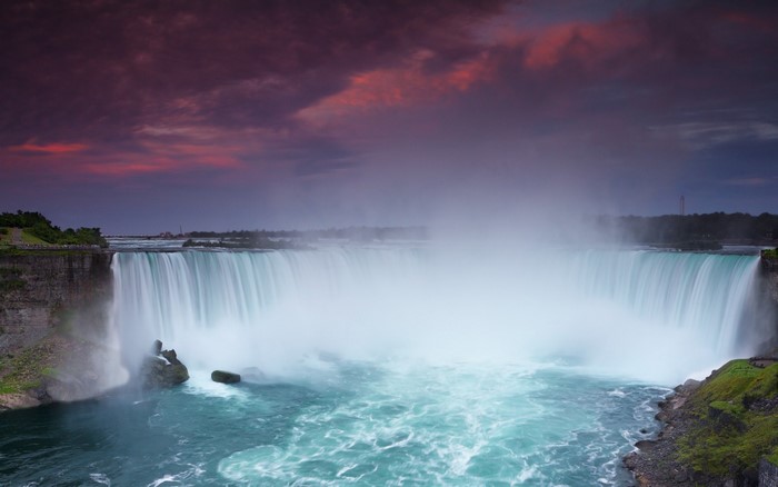 Majestic Niagara Falls at Sunset
