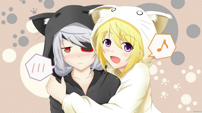 Laura Bodewig and Charlotte Dunois from Infinite Stratos