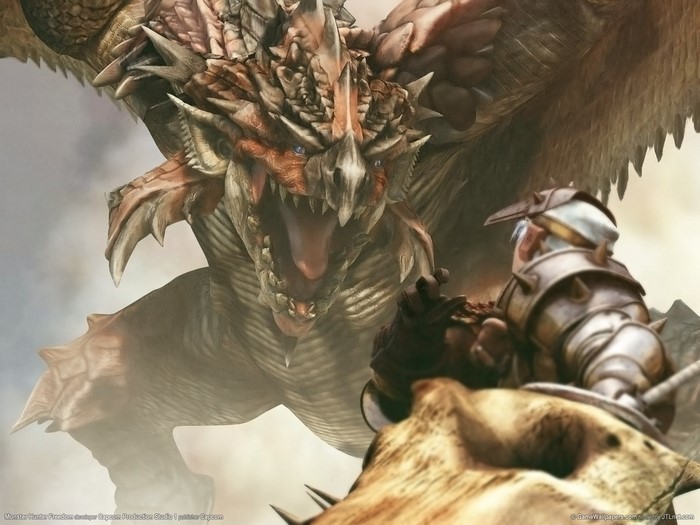 Dragon from Monster Hunter Freedom