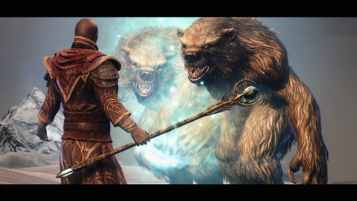 Sorcerer summons spectral bears in The Elder Scrolls V Skyrim