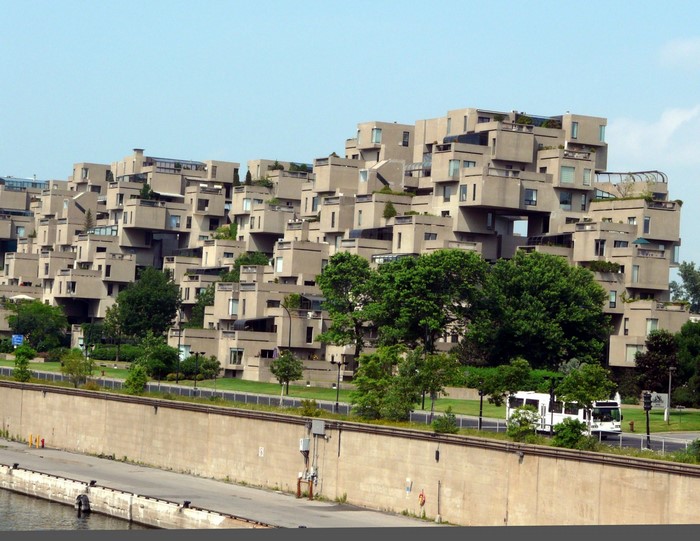 Habitat 67 modular building in Montreal