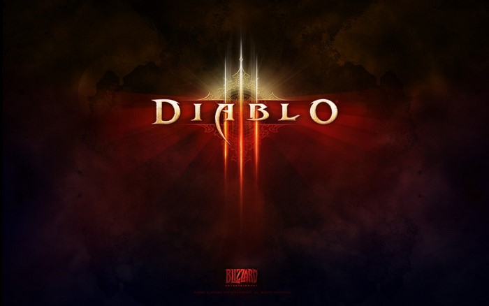 Diablo III logo with Blizzard Entertainment logo