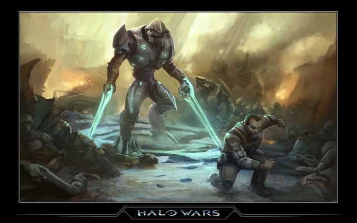 Halo Wars Covenant Elite with Energy Swords