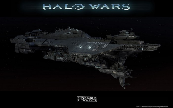 Spirit of Fire Battlecruiser from Halo Wars