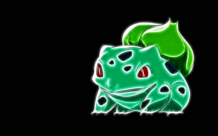 Bulbasaur from Pokemon with Fractalius effect