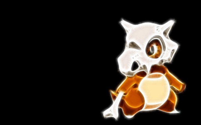 Cubone from Pokemon with Fractalius effect