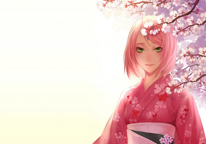Haruno Sakura in Cherry Blossom Season