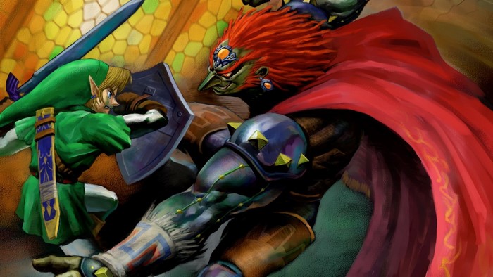 Link and Ganondorf from The Legend of Zelda