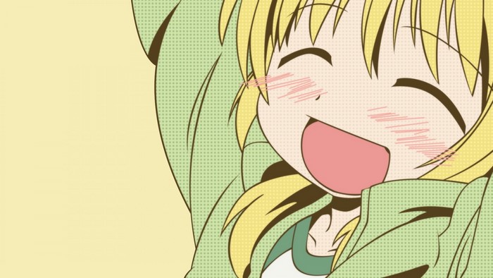 Yuno from Hidamari Sketch smiling