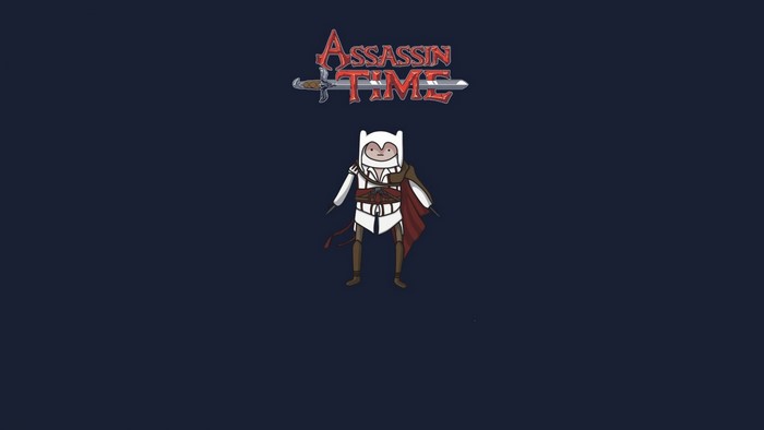 Finn the Human from Adventure Time as an Assassin