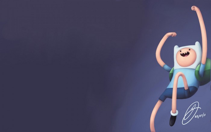 Finn the Human from Adventure Time
