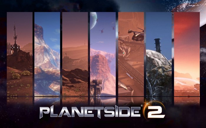 Planetside 2 video game poster