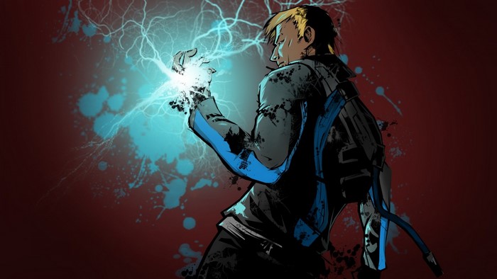 Delsin Rowe from Infamous Second Son generating lightning