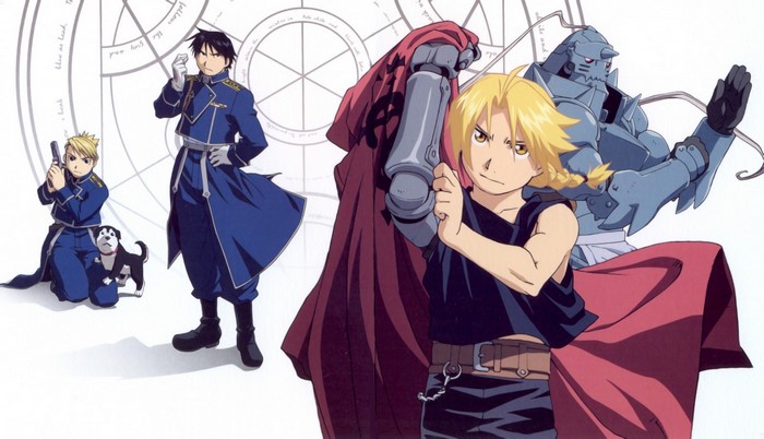 illustration, anime, cartoon, Elric Edward, Full Metal Alchemist, Roy ...