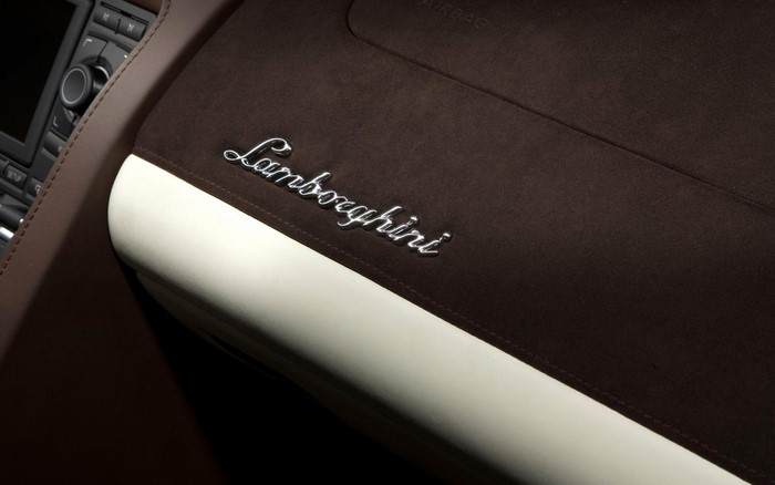 Lamborghini car interior dashboard