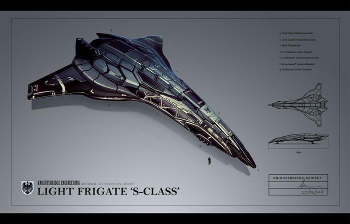 Knightsbridge Light Frigate S-Class Blueprint