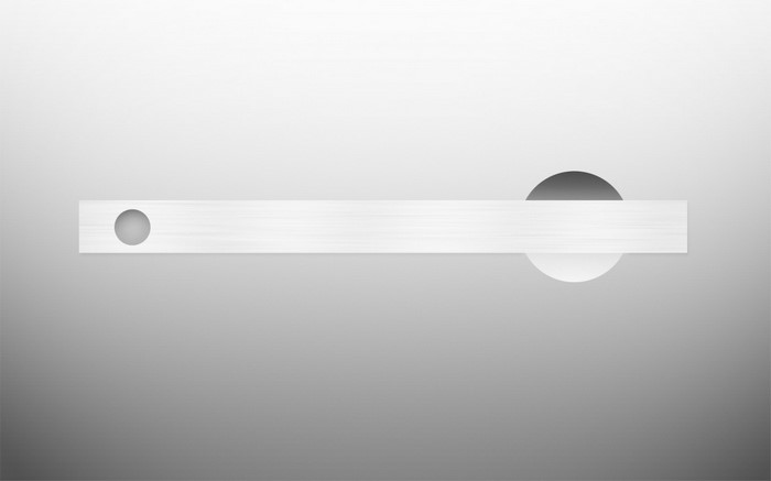 Minimalist ceiling light fixture with circular elements