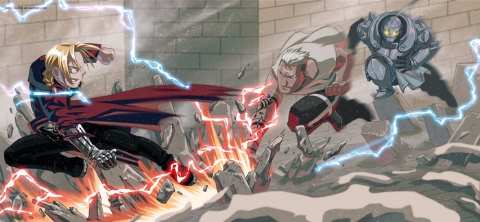 Edward Elric and Alphonse Elric from Fullmetal Alchemist