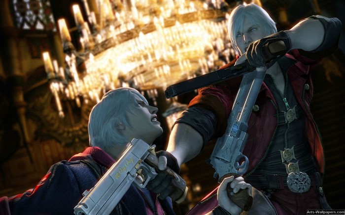 Dante and Nero from Devil May Cry 4